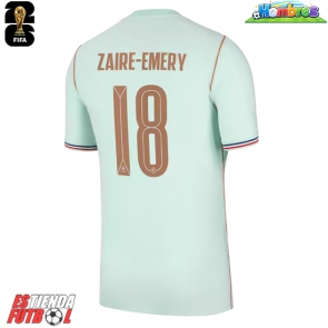 Francia Warren Zaire-Emery #18 Segunda Equipación Mundial 2026 Manga Corta